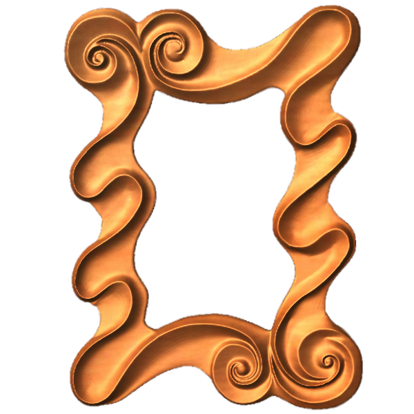 Woodcarved frame 10
