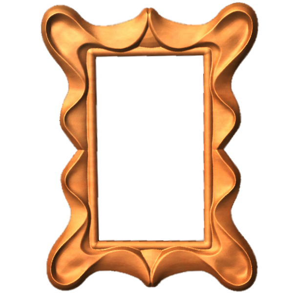 Woodcarved frame 11
