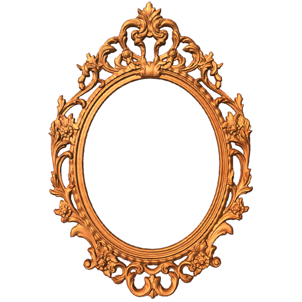 Wood-carved frame 1