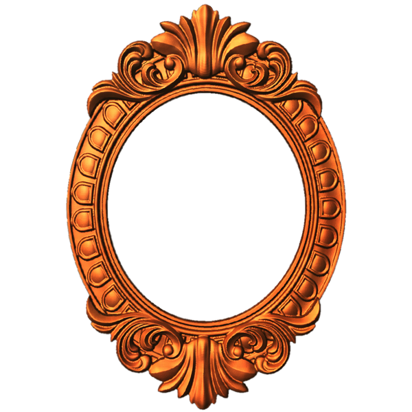 Woodcarved frame 9