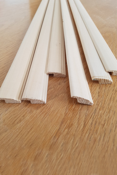 Decorative wooden profiles