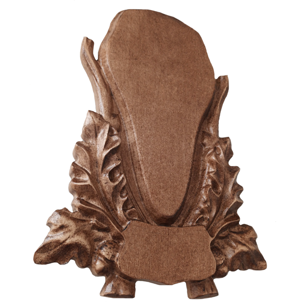 Wood-carved Holder for hunting trophy 4